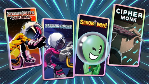 Puzzle Bundle Xbox - Sokobalien, Stellar Docks, Stellar Docks: Deep Space, Cipher Monk