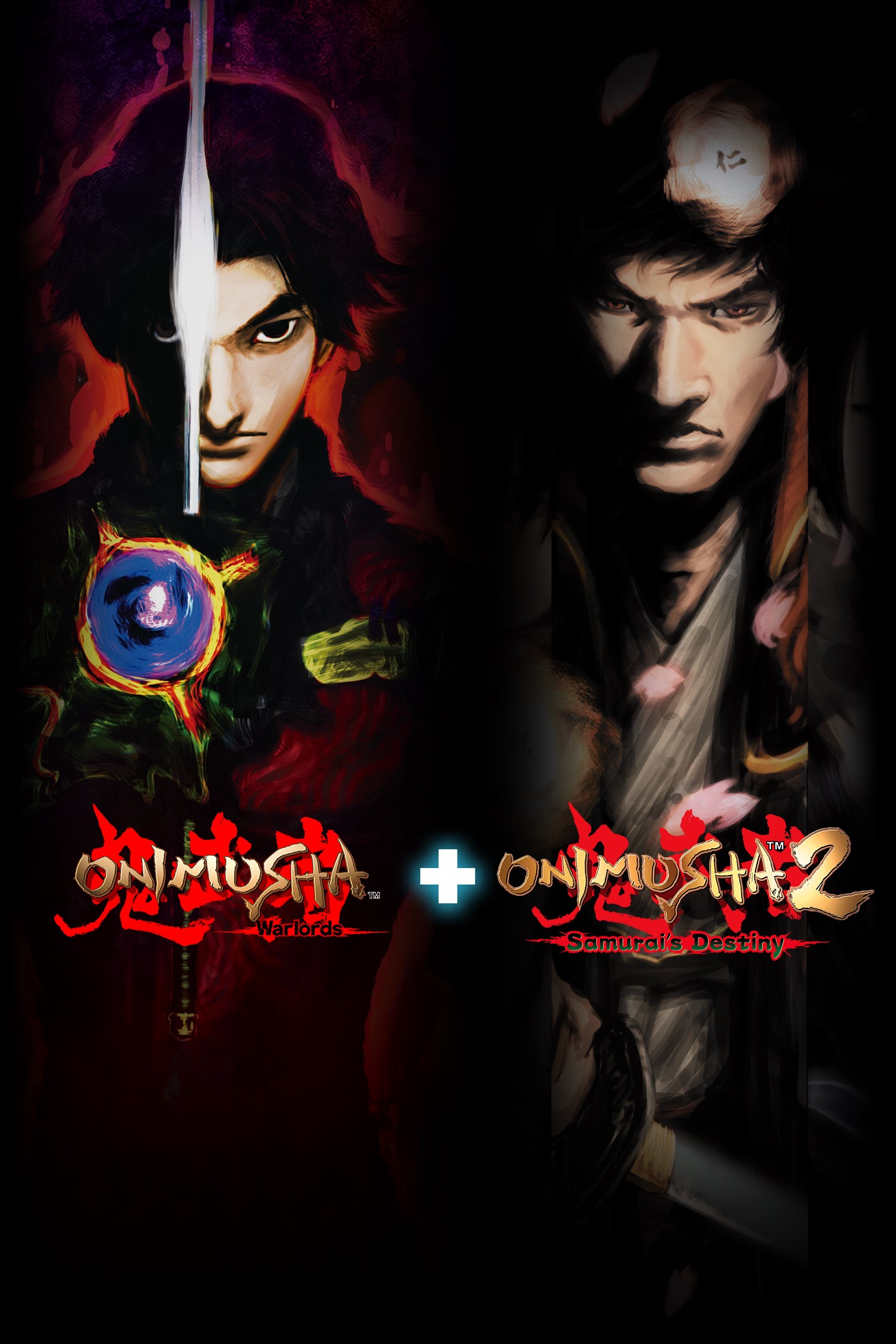 Boxaufnahme von „Onimusha 1+2“-Paket