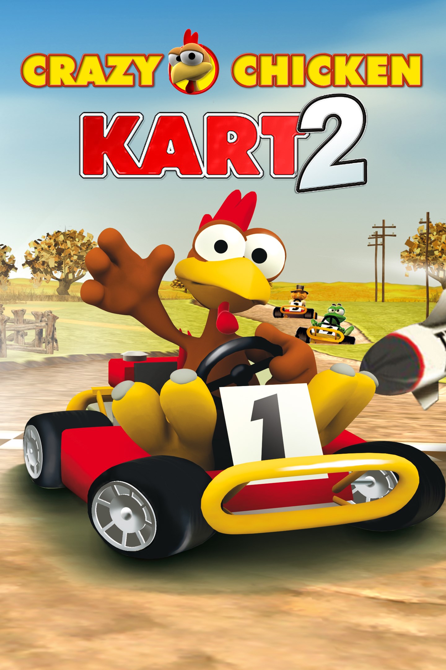Capture de boîte de Crazy Chicken Kart 2